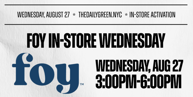 foy pop-up the daily green cannabis new york city times square marijuana events