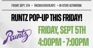 runtz pop-up The Daily Green cannabis dispensary near me dispensary times square new york city nyc manhattan midtown