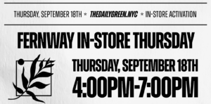 fernway pop-up The Daily Green cannabis dispensary near me dispensary times square new york city nyc manhattan midtown