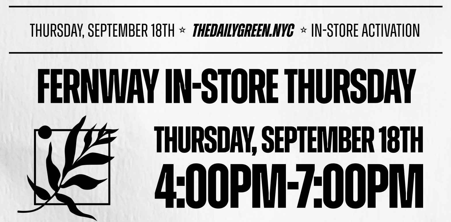 fernway pop-up The Daily Green cannabis dispensary near me dispensary times square new york city nyc manhattan midtown