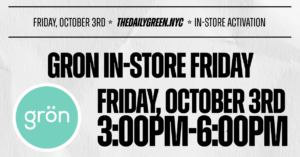 Grön pop-up The Daily Green cannabis dispensary near me dispensary times square new york city nyc manhattan midtown