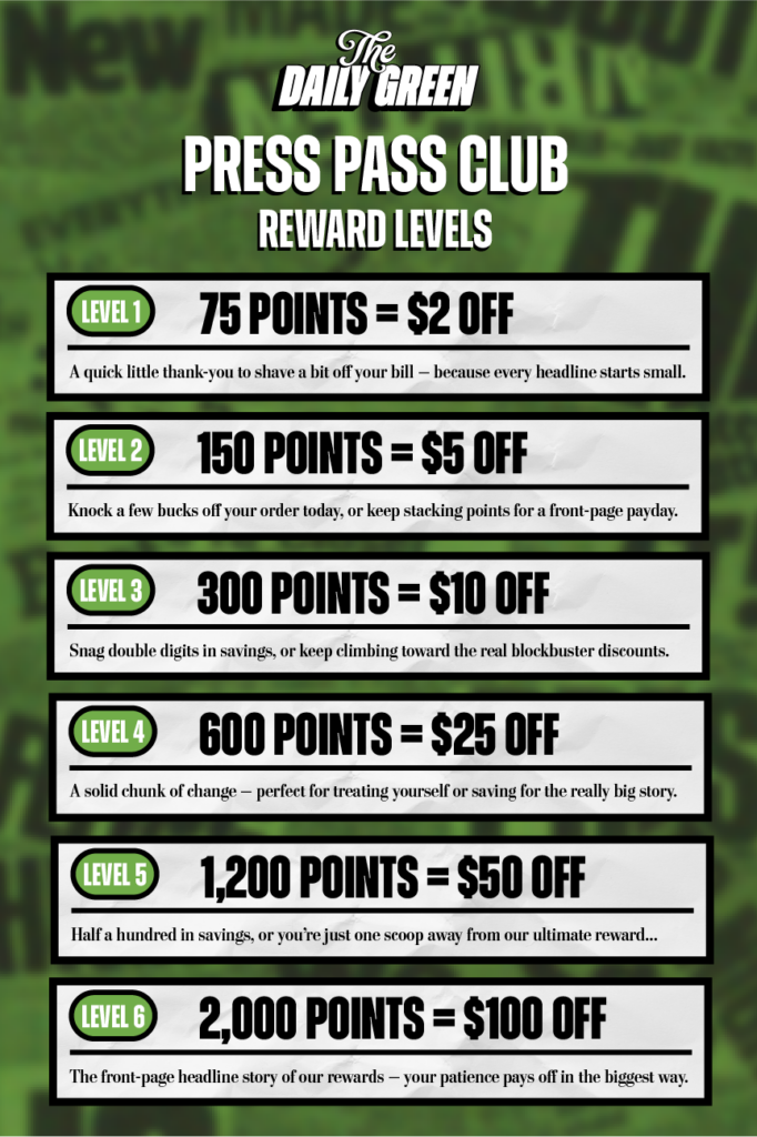 The Daily Green Rewards Program cannabis dispensary near me dispensary times square new york city nyc manhattan midtown cannabis near me manhattan cannabis weed dispensary manhattan weed in midtown