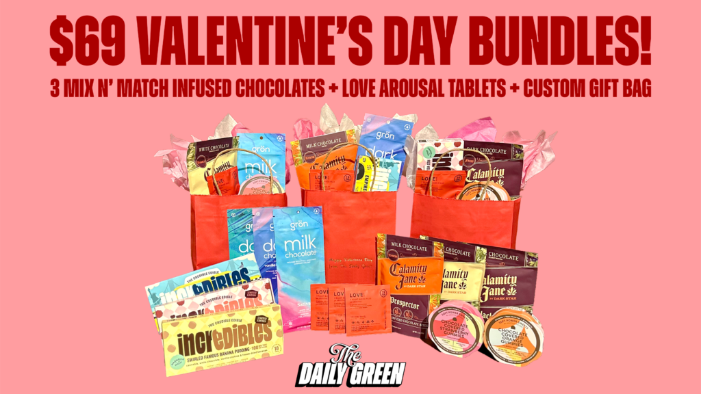 Valentines Day Bundle 2026 Valentine's Day The Daily Green cannabis dispensary near me dispensary times square new york city nyc manhattan midtown cannabis near me manhattan cannabis weed dispensary manhattan weed in midtown