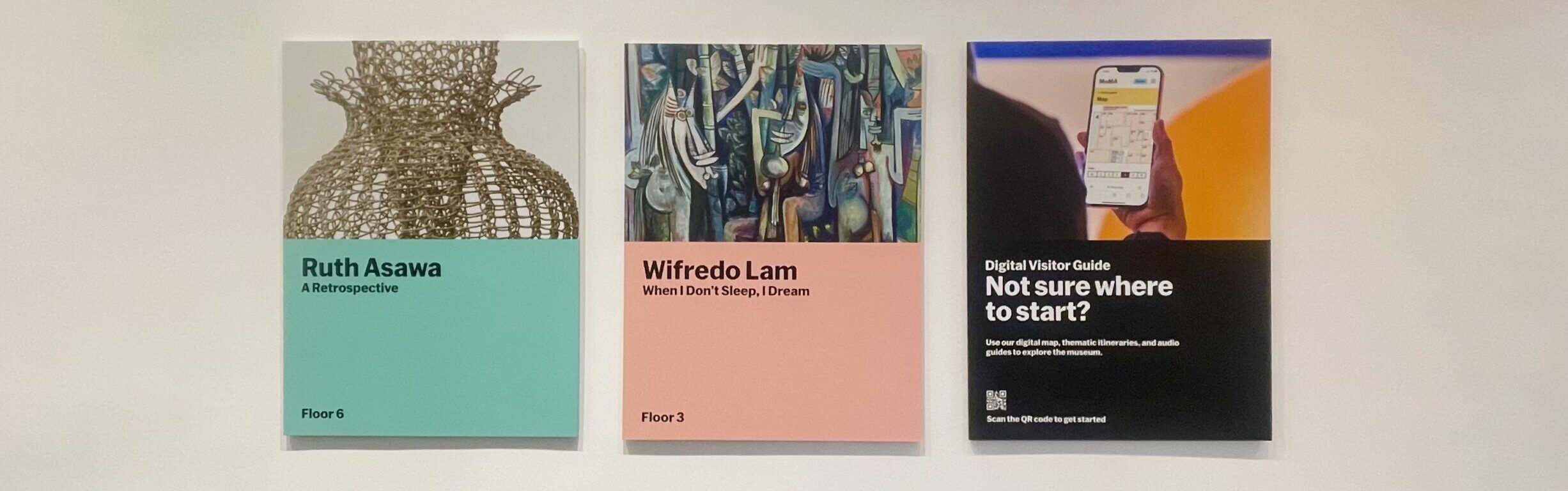 Floor 1 of the Museum of Modern Art (MoMA), Ruth Asawa: A "Retrospective", Floor 6, Wilfredo Lam, "When I Don't Sleep, I Dream."