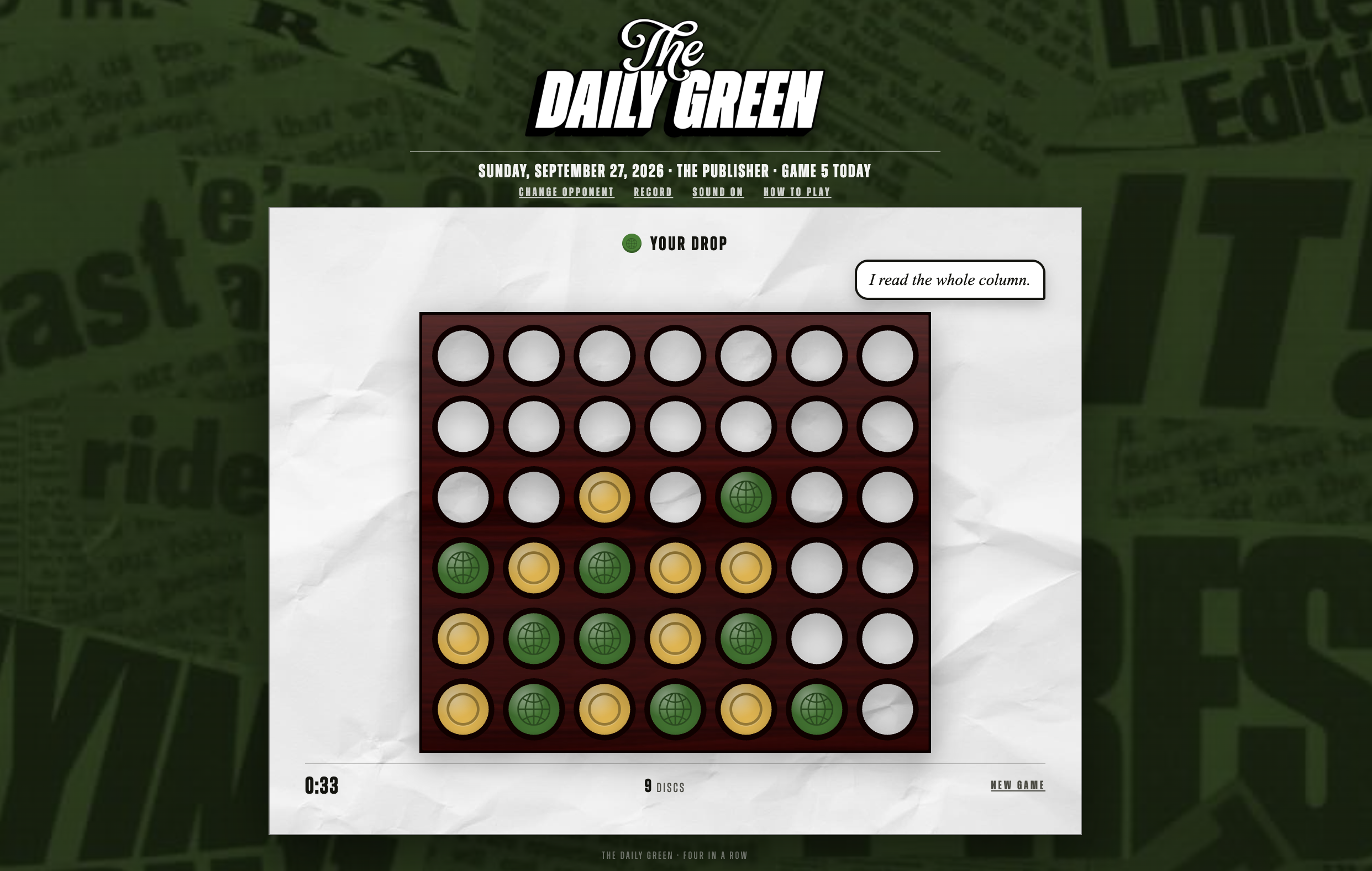 Four In A Row Connect 4 Match 4 Four-In-A-Row Game Free Games The Daily Green Games cannabis dispensary near me dispensary times square new york city nyc manhattan midtown cannabis near me manhattan cannabis weed dispensary manhattan weed in midtown
