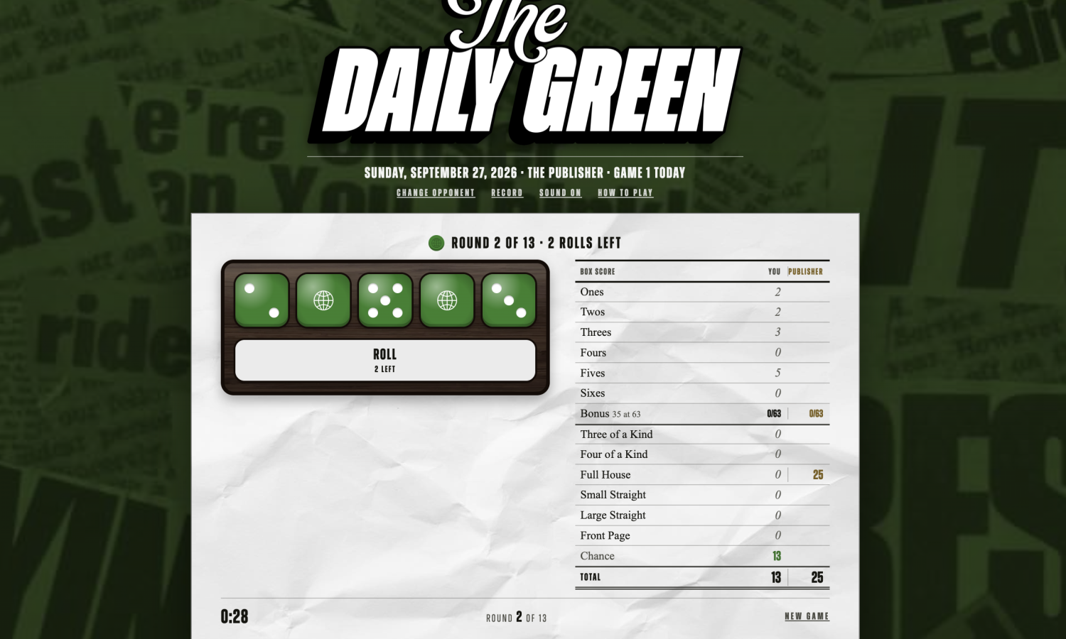 Dice Desk Yatzy Yahtzee Yacht Dice Roll Up Dice Games Dice Game Free Games The Daily Green Games cannabis dispensary near me dispensary times square new york city nyc manhattan midtown cannabis near me manhattan cannabis weed dispensary manhattan weed in midtown